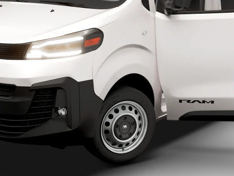 RAM ProMaster City Auto DCab L3 HQInt 2027 3D Model