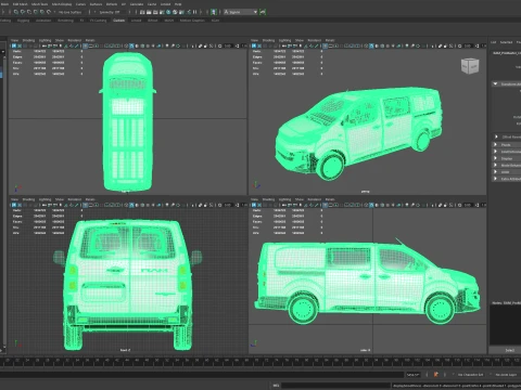 RAM ProMaster City Auto DCab L3 HQInt 2027 3D Model