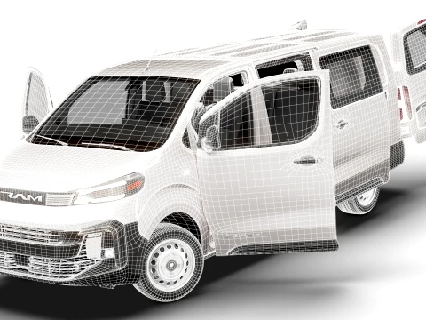 RAM ProMaster City Auto DCab L3 HQInt 2027 3D Model