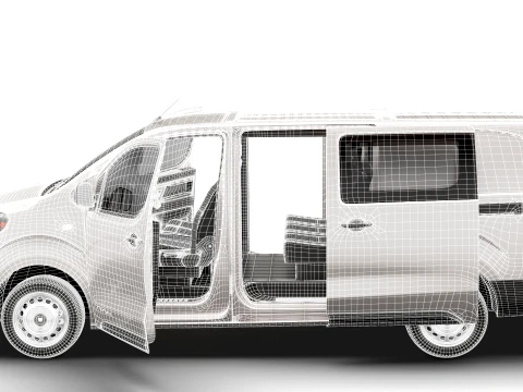 RAM ProMaster City Auto DCab L3 HQInt 2027 3D Model