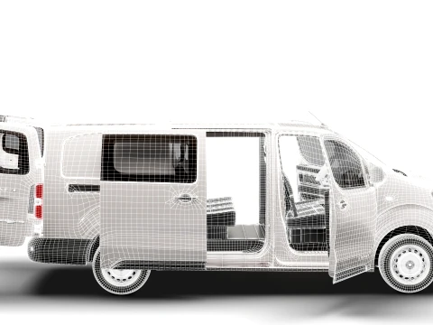 RAM ProMaster City Auto DCab L3 HQInt 2027 3D Model