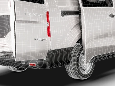 RAM ProMaster City Auto DCab L3 HQInt 2027 3D Model