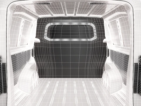 RAM ProMaster City Auto DCab L3 HQInt 2027 3D Model