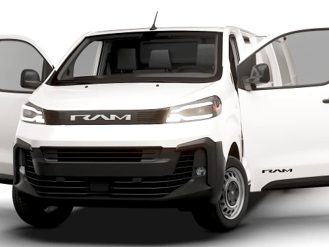 RAM ProMaster City Auto Van L3 HQInt 2027 3D Model