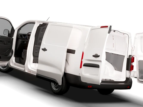 RAM ProMaster City Auto Van L3 HQInt 2027 3D Model