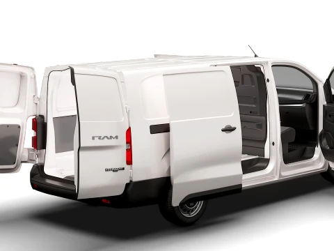 RAM ProMaster City Auto Van L3 HQInt 2027 3D Model