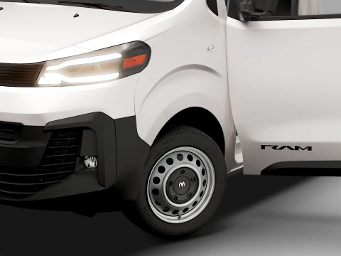 RAM ProMaster City Auto Van L3 HQInt 2027 3D Model
