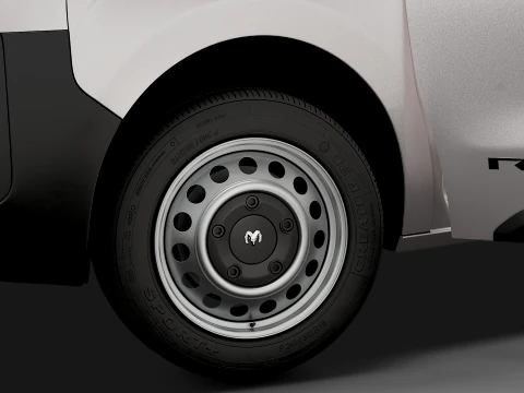 RAM ProMaster City Auto Van L3 HQInt 2027 3D Model