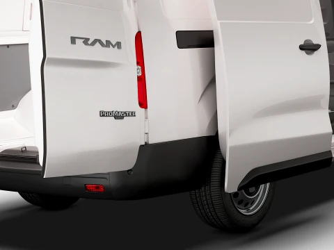 RAM ProMaster City Auto Van L3 HQInt 2027 3D Model