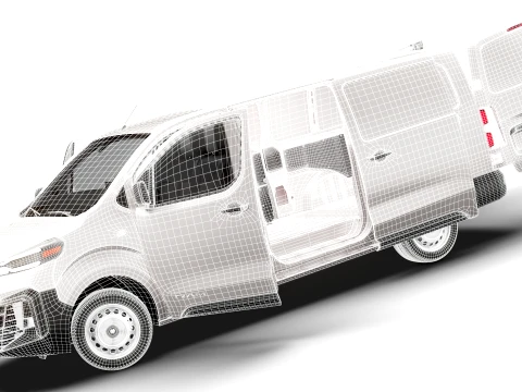 RAM ProMaster City Auto Van L3 HQInt 2027 3D Model