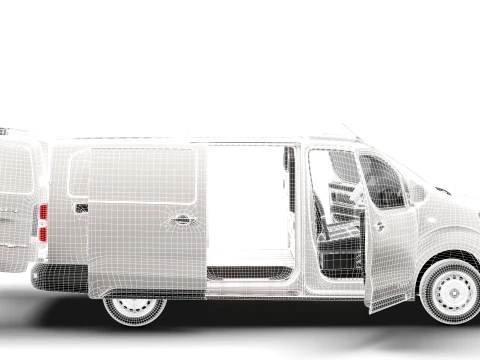 RAM ProMaster City Auto Van L3 HQInt 2027 3D Model