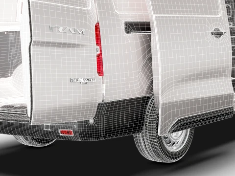 RAM ProMaster City Auto Van L3 HQInt 2027 3D Model