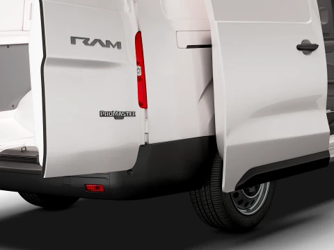 RAM ProMaster City Manual Van L3 HQInt 2027 3D Model