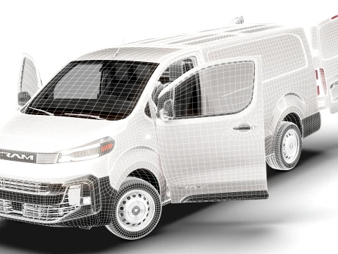 RAM ProMaster City Manual Van L3 HQInt 2027 3D Model