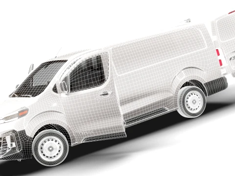 RAM ProMaster City Manual Van L3 HQInt 2027 3D Model