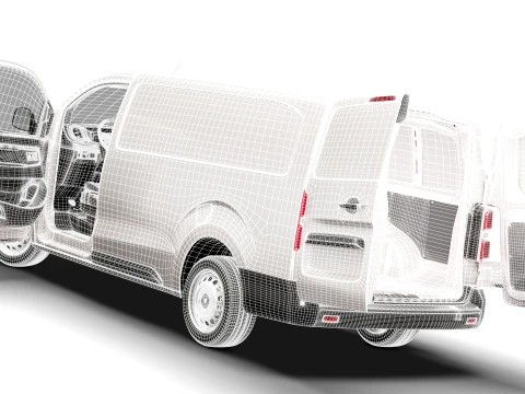 RAM ProMaster City Manual Van L3 HQInt 2027 3D Model