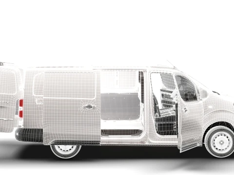 RAM ProMaster City Manual Van L3 HQInt 2027 3D Model