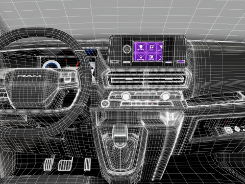 RAM ProMaster City Manual Van L3 HQInt 2027 3D Model