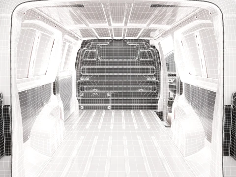 RAM ProMaster City Manual Van L3 HQInt 2027 3D Model