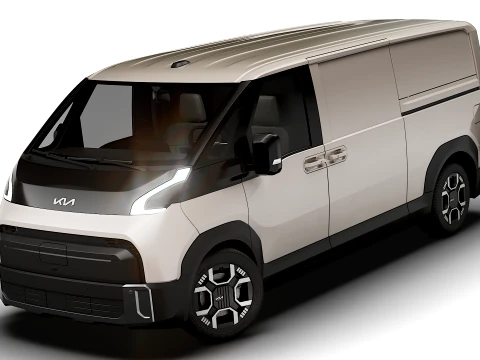 KIA PV7 Cargo 2027 3D Model