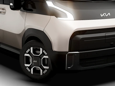 KIA PV7 Cargo 2027 3D Model