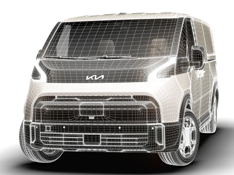 KIA PV7 Cargo 2027 3D Model
