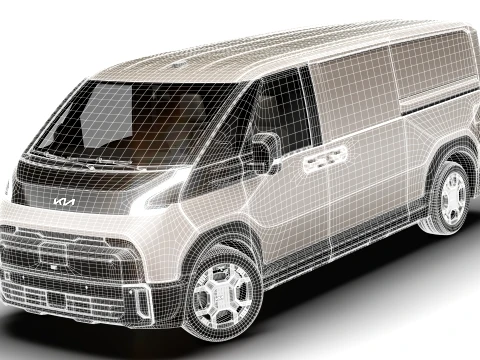 KIA PV7 Cargo 2027 3D Model
