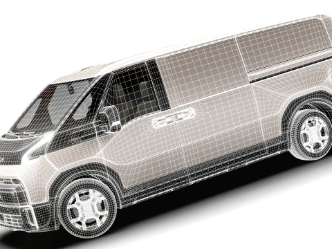 KIA PV7 Cargo 2027 3D Model