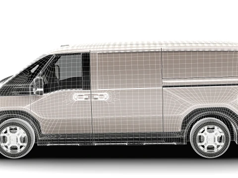 KIA PV7 Cargo 2027 3D Model