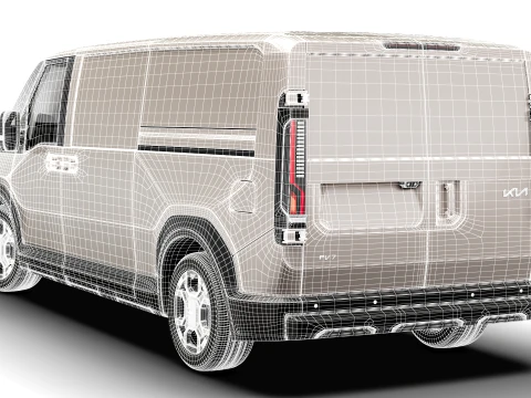 KIA PV7 Cargo 2027 3D Model