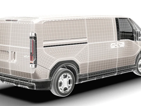 KIA PV7 Cargo 2027 3D Model