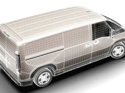 KIA PV7 Cargo 2027 3D Model