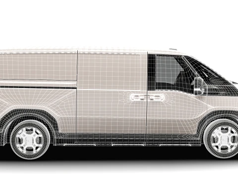 KIA PV7 Cargo 2027 3D Model