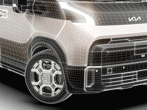 KIA PV7 Cargo 2027 3D Model