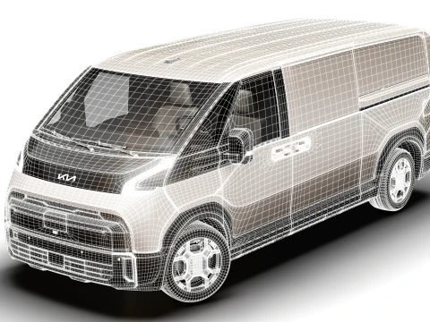 KIA PV7 Cargo 2027 3D Model