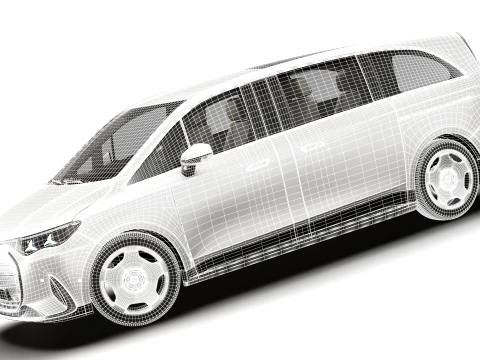 Mercedes Benz VLE 300 Exclusive Long 2027 3D Model