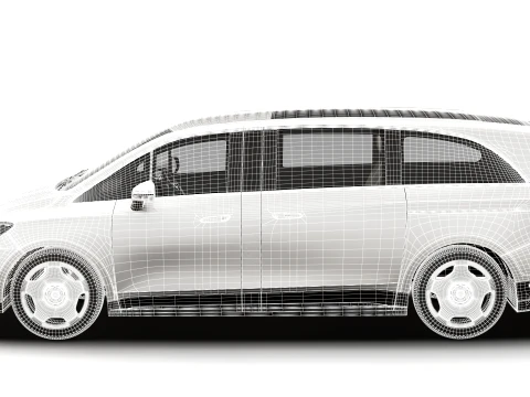 Mercedes Benz VLE 300 Exclusive Long 2027 3D Model