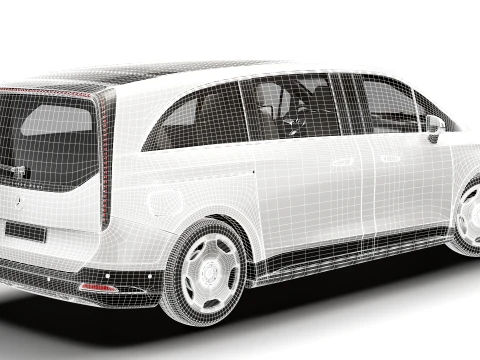 Mercedes Benz VLE 300 Exclusive Long 2027 3D Model