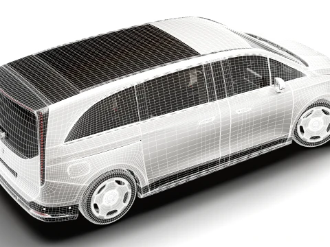 Mercedes Benz VLE 300 Exclusive Long 2027 3D Model