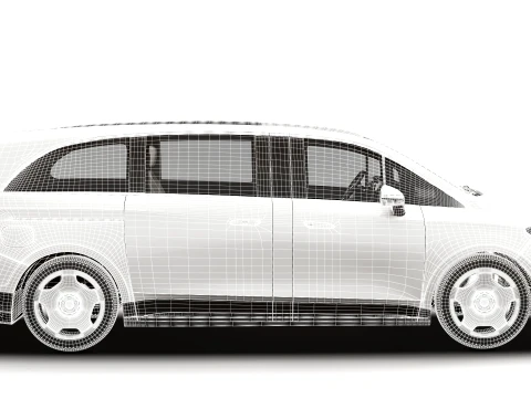 Mercedes Benz VLE 300 Exclusive Long 2027 3D Model