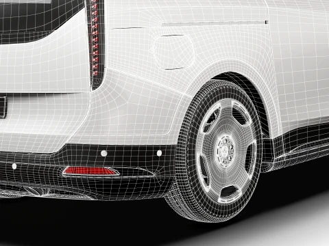 Mercedes Benz VLE 300 Exclusive Long 2027 3D Model