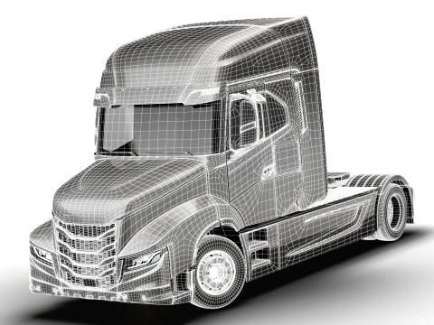 Iveco Strator Tractor 4x2 2027 3D Model