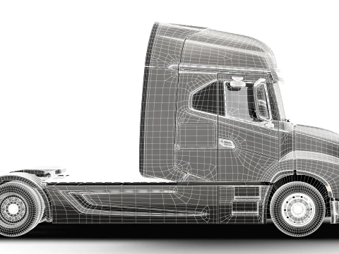 Iveco Strator Tractor 4x2 2027 3D Model
