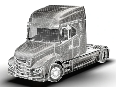 Iveco Strator Tractor 4x2 2027 3D Model