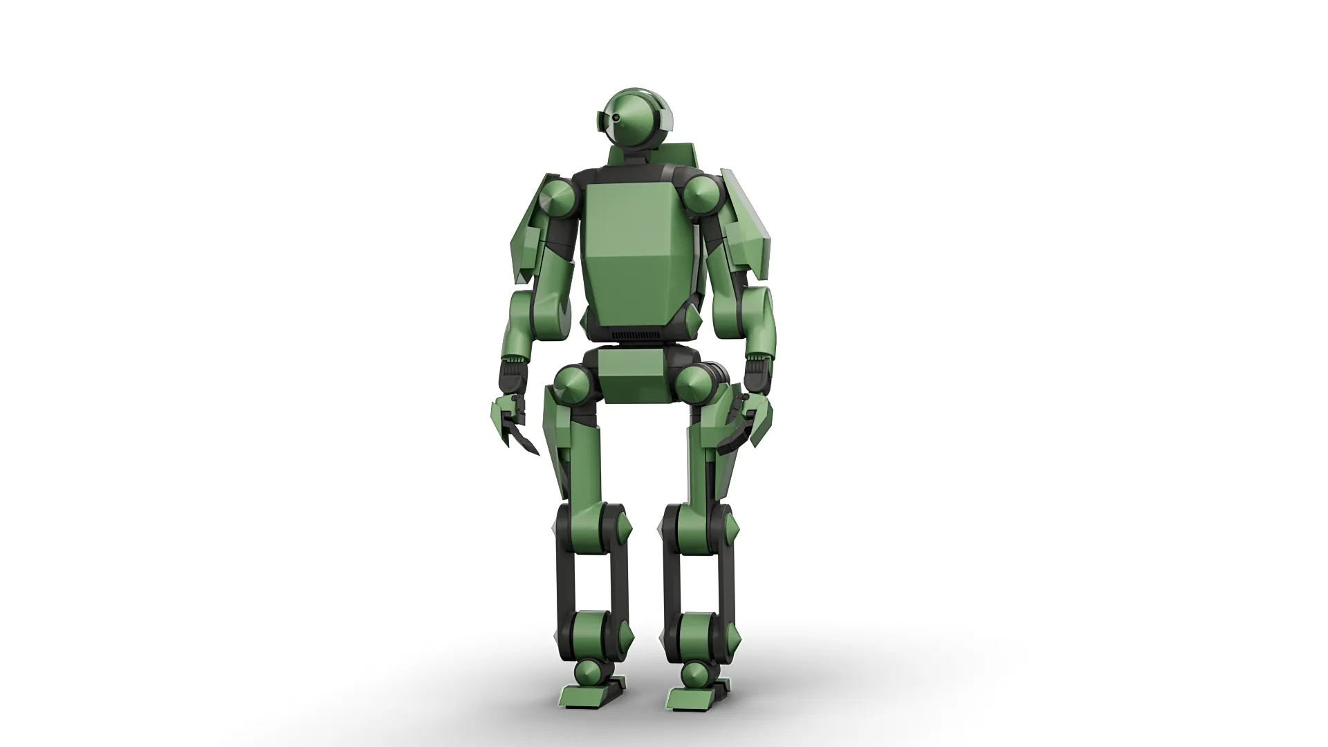 Military Generic Robot 2027 3D Model .c4d .max .obj .3ds .fbx .stl .blend 