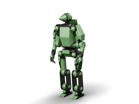 Military Generic Robot 2027 3D Model