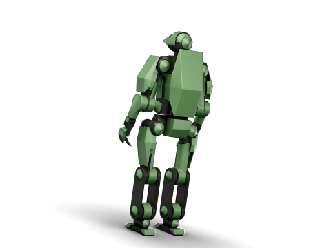 Military Generic Robot 2027 3D Model