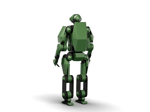 Military Generic Robot 2027 3D Model