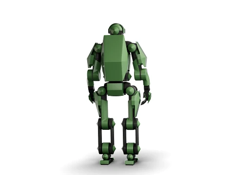 Military Generic Robot 2027 3D Model