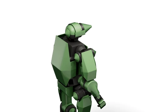 Military Generic Robot 2027 3D Model